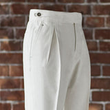 IGT WHITE DENIM SERIES DENIM GURKHA TROUSERS