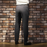 IGT PLAIN FRONT SEERSUCKER TROUSERS