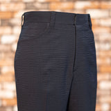 IGT PLAIN FRONT SEERSUCKER TROUSERS