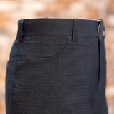 IGT PLAIN FRONT SEERSUCKER TROUSERS