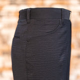 IGT PLAIN FRONT SEERSUCKER TROUSERS