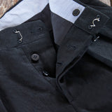 IGT BLACK LINEN DRESS CARGO TROUSER