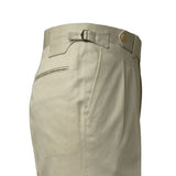 IGT COTTON CHINO SIDE ADJUSTER TROUSERS BEIGE