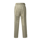 IGT COTTON CHINO SIDE ADJUSTER TROUSERS BEIGE