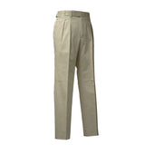 IGT COTTON CHINO SIDE ADJUSTER TROUSERS BEIGE