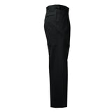 IGT COTTON CHINO SIDE ADJUSTER TROUSERS BLACK