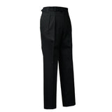 IGT COTTON CHINO SIDE ADJUSTER TROUSERS BLACK