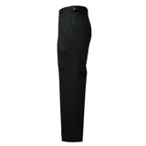 IGT COTTON CHINO SIDE ADJUSTER TROUSERS BLACK