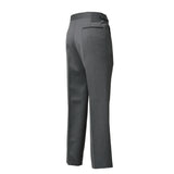IGT COVERT CLOTH SIDE ADJUSTER TROUSERS CHARCOAL GRAY