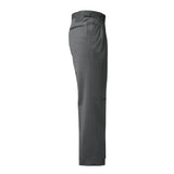 IGT COVERT CLOTH SIDE ADJUSTER TROUSERS CHARCOAL GRAY
