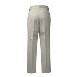 IGT COTTON CHINO SIDE ADJUSTER TROUSERS IVORY