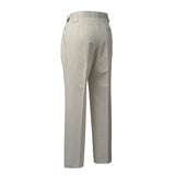 IGT COTTON CHINO SIDE ADJUSTER TROUSERS IVORY