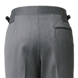 IGT COVERT CLOTH SIDE ADJUSTER TROUSERS MEDIUM GRAY