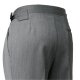 IGT COVERT CLOTH SIDE ADJUSTER TROUSERS MEDIUM GRAY