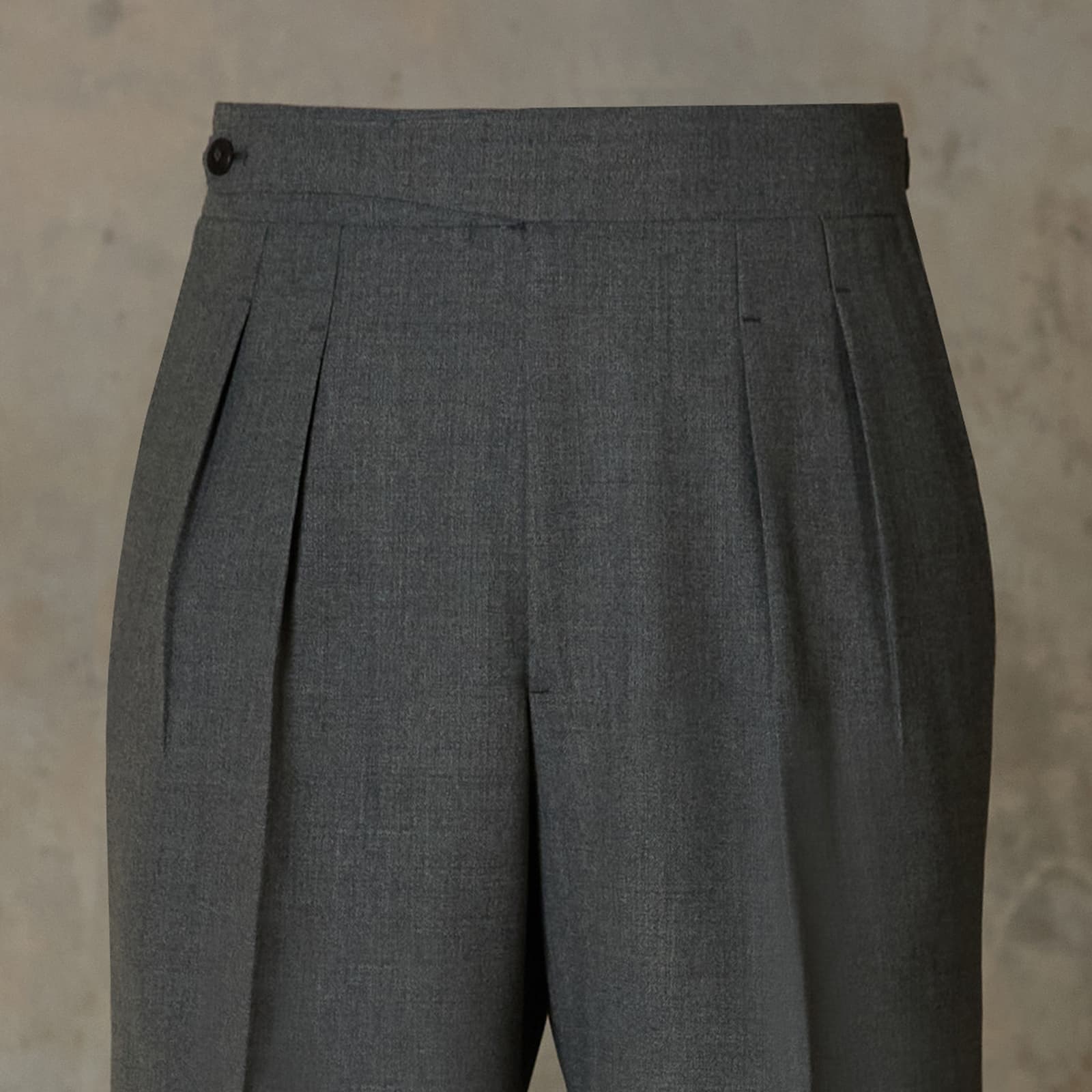 IGT WIDE BELT WOOL TROUSERS | IGTF004-002 – 五十嵐トラウザーズ