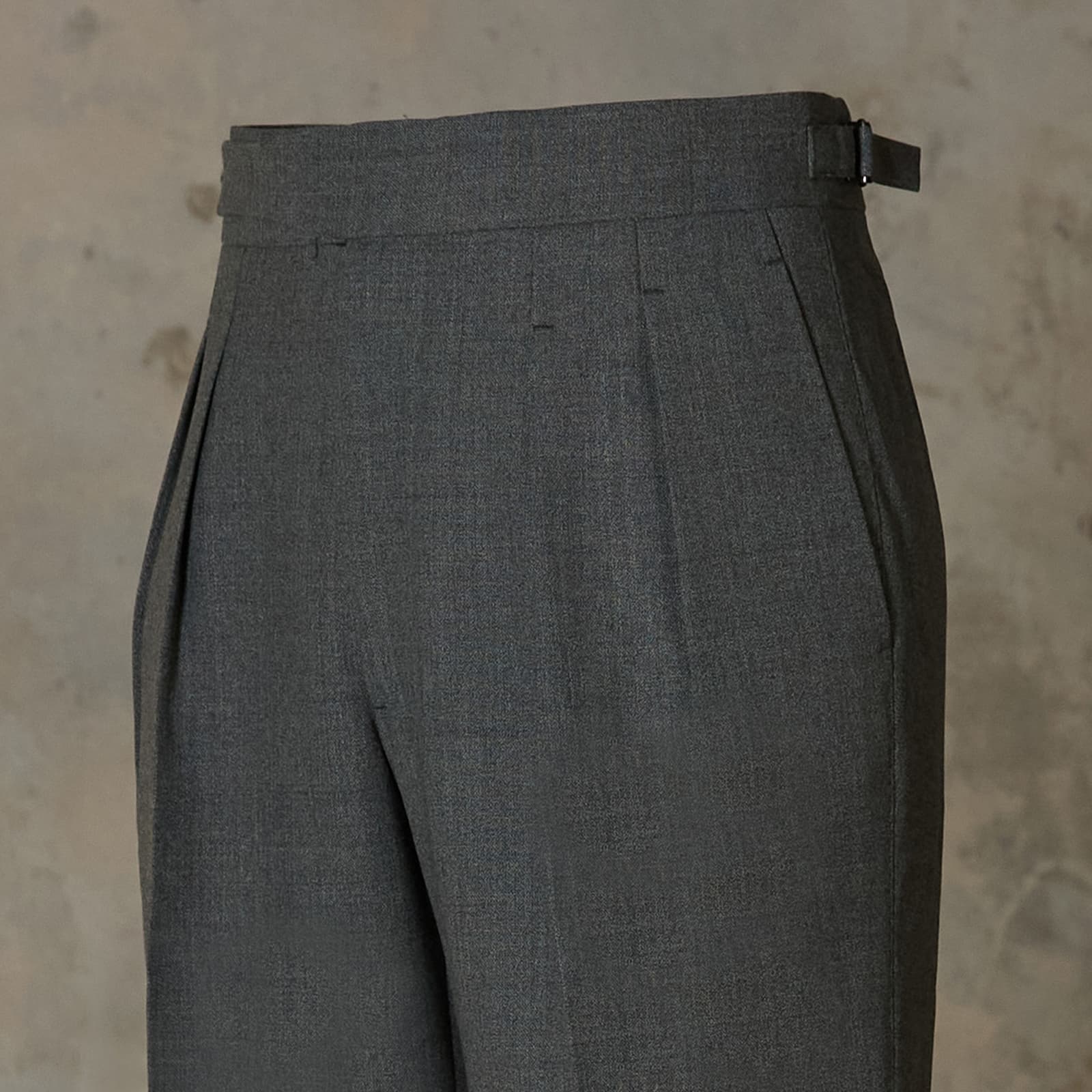IGT WIDE BELT WOOL TROUSERS | IGTF004-002 – 五十嵐トラウザー