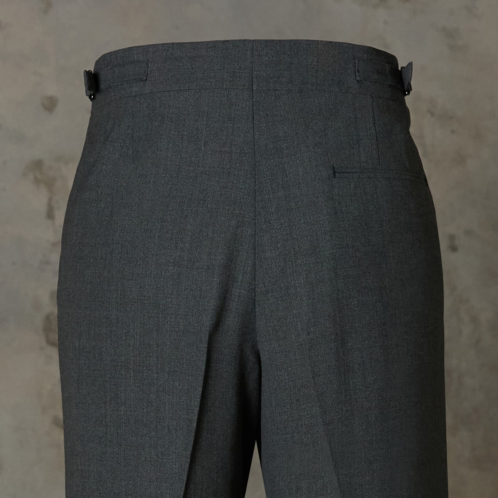 IGT WIDE BELT WOOL TROUSERS | IGTF004-002 – 五十嵐トラウザーズ