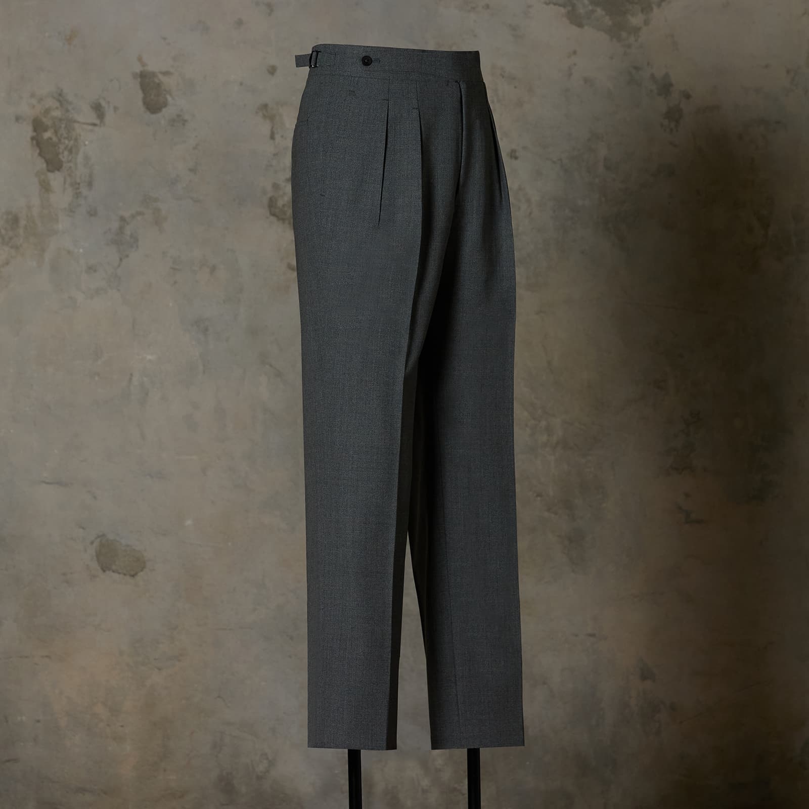 IGT WIDE BELT WOOL TROUSERS | IGTF004-002 – 五十嵐トラウザーズ