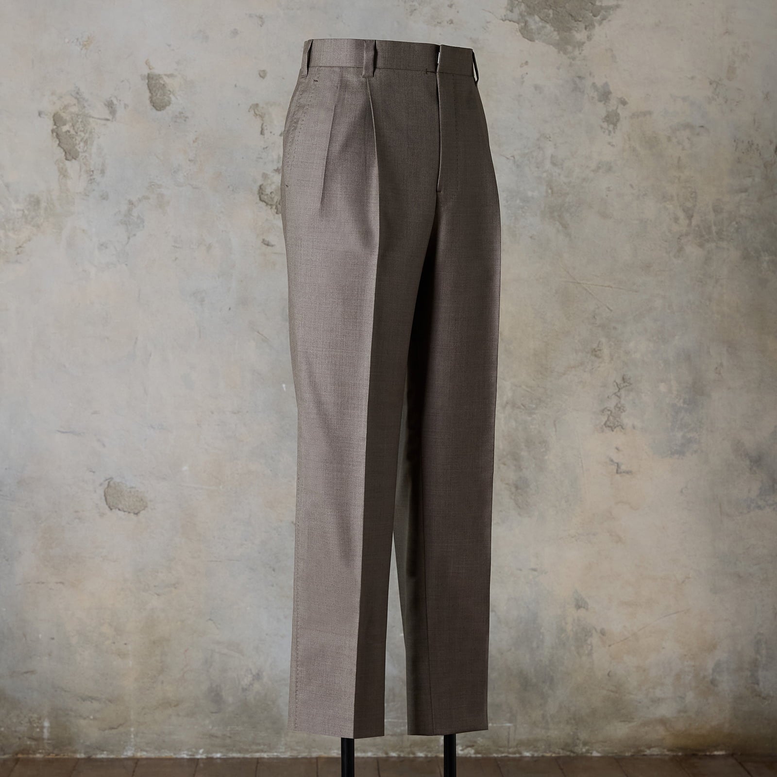 IGT WOOL SERGE OFFICER TROUSERS | IGTF005-001 – 五十嵐トラウザーズ
