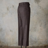 IGT HOUNDSTOOTH FLANNEL HOLLYWOOD TOP TROUSERS