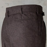 IGT HOUNDSTOOTH FLANNEL HOLLYWOOD TOP TROUSERS