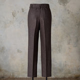 IGT HOUNDSTOOTH FLANNEL HOLLYWOOD TOP TROUSERS