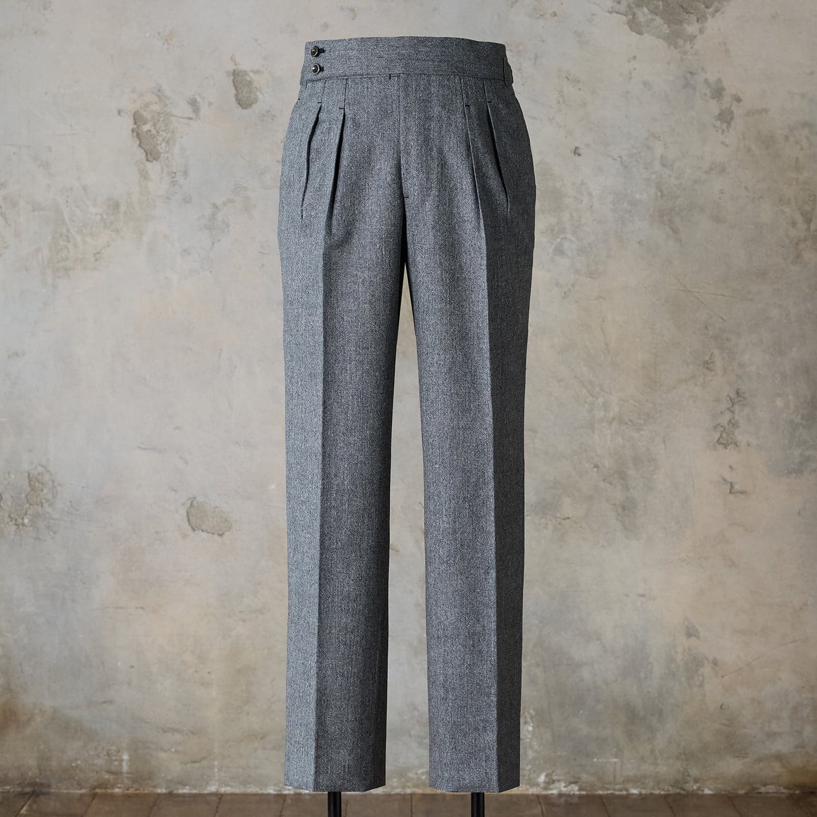 IGT NEP WOOL HI-BACK TROUSERS | IGTF005-003 – 五十嵐トラウザーズ