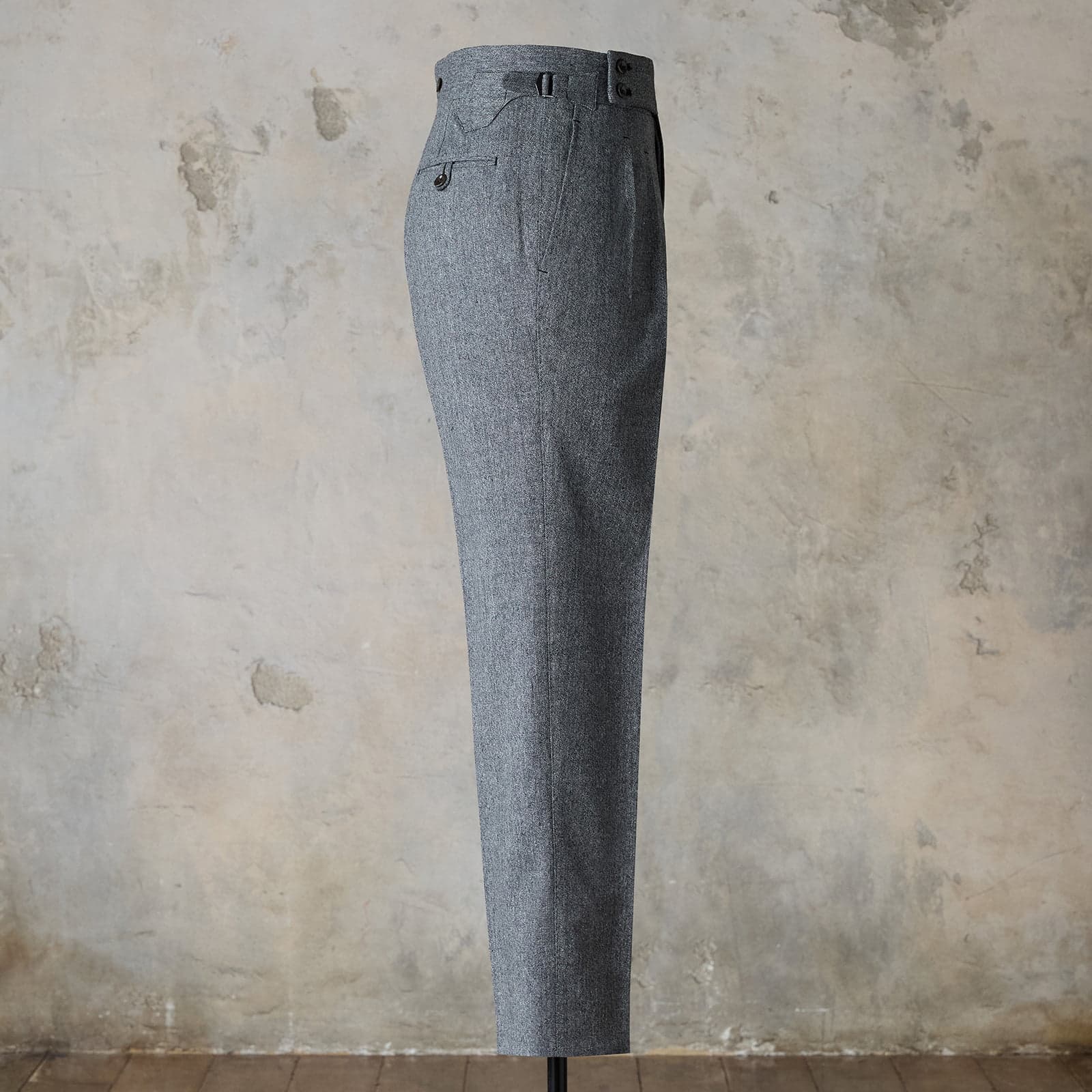 IGT NEP WOOL HI-BACK TROUSERS | IGTF005-003 – 五十嵐トラウザーズ