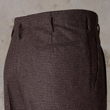 IGT HOUNDSTOOTH FLANNEL HOLLYWOOD TOP TROUSERS