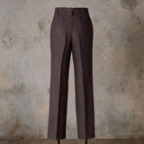 IGT HOUNDSTOOTH FLANNEL HOLLYWOOD TOP TROUSERS