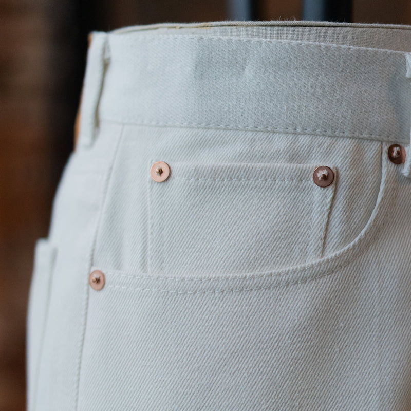 IGT 5P SILK DENIM TROUSERS