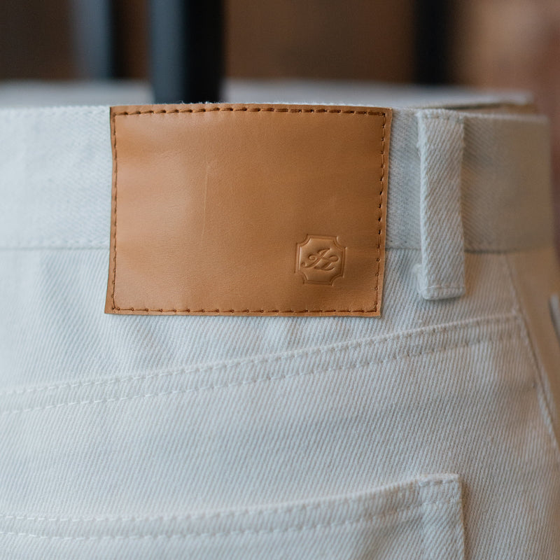 IGT 5P SILK DENIM TROUSERS