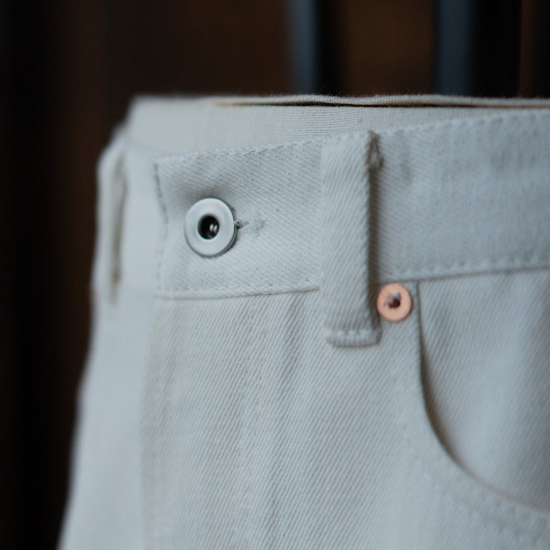 IGT 5P SILK DENIM TROUSERS