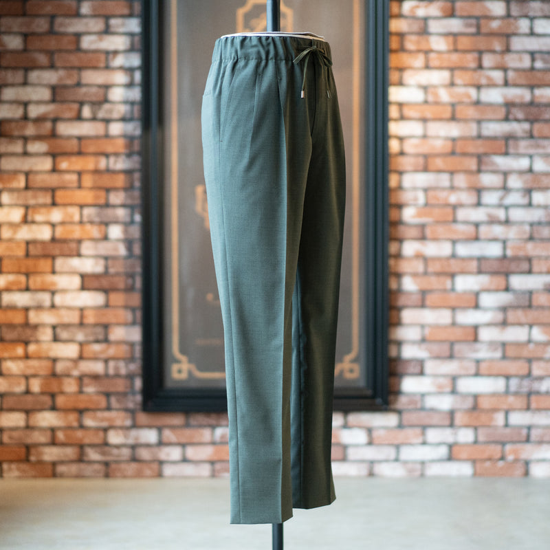 IGT STRETCH WOOL EASY TROUSERS