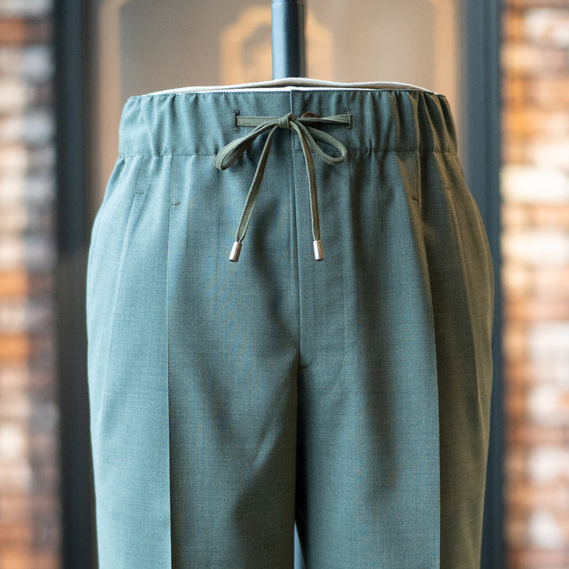 IGT STRETCH WOOL EASY TROUSERS