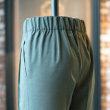 IGT STRETCH WOOL EASY TROUSERS