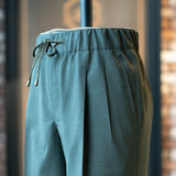IGT STRETCH WOOL EASY TROUSERS