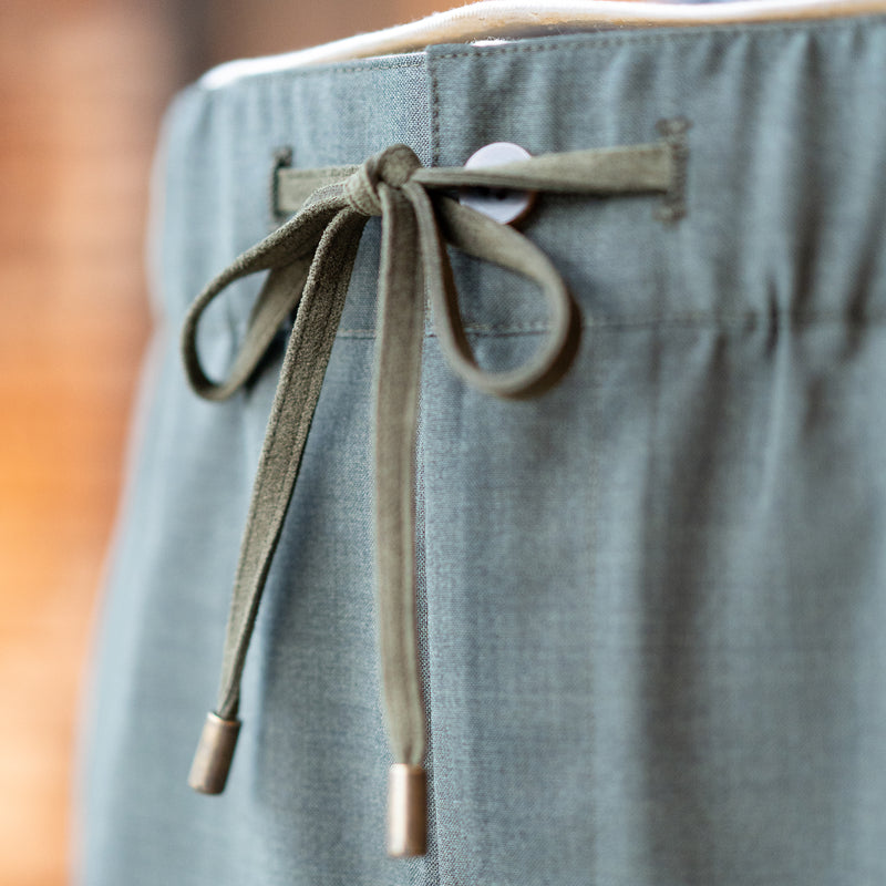 IGT STRETCH WOOL EASY TROUSERS