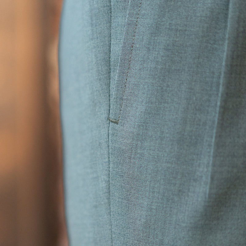 IGT STRETCH WOOL EASY TROUSERS
