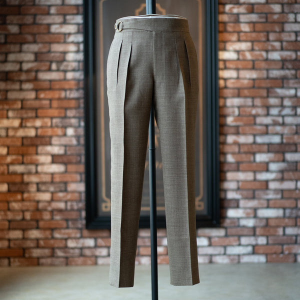 IGT BIELMONTE 2PLEATED O-RING TROUSERS