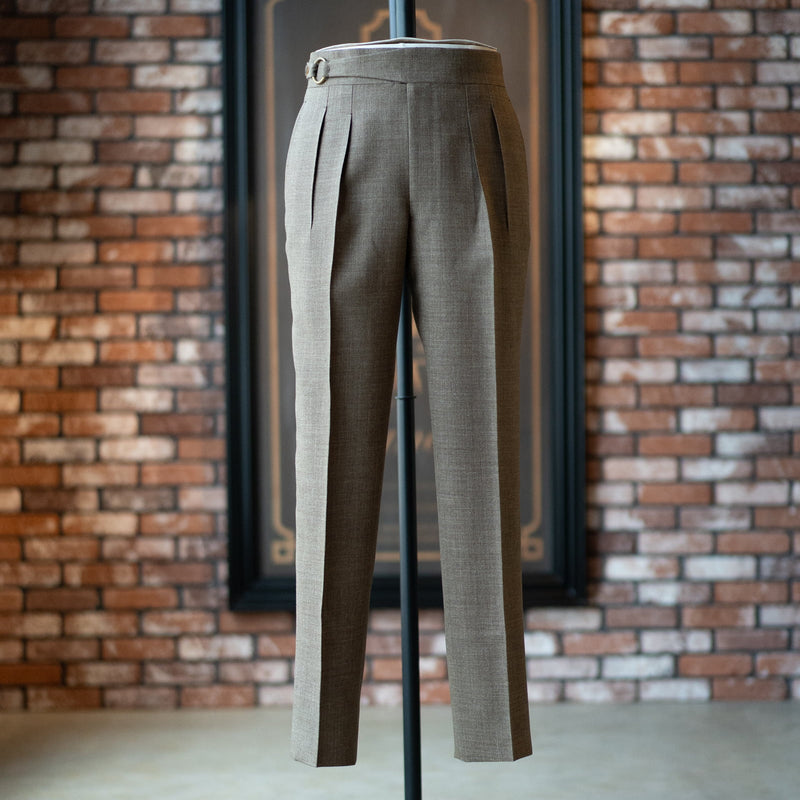 IGT BIELMONTE 2PLEATED O-RING TROUSERS