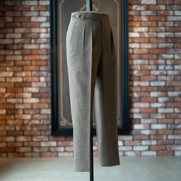 IGT BIELMONTE 2PLEATED O-RING TROUSERS