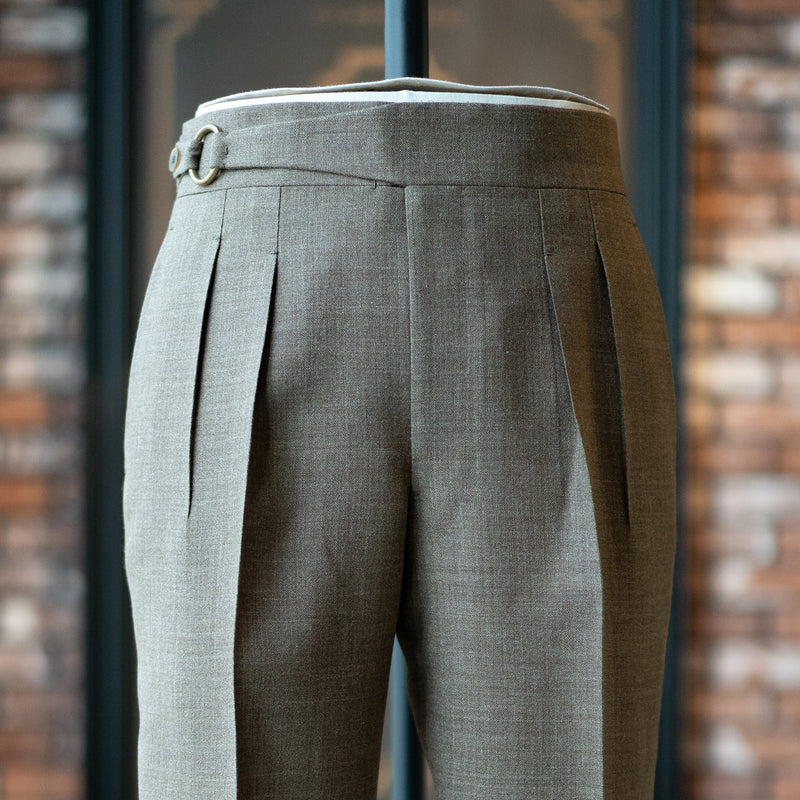 IGT BIELMONTE 2PLEATED O-RING TROUSERS