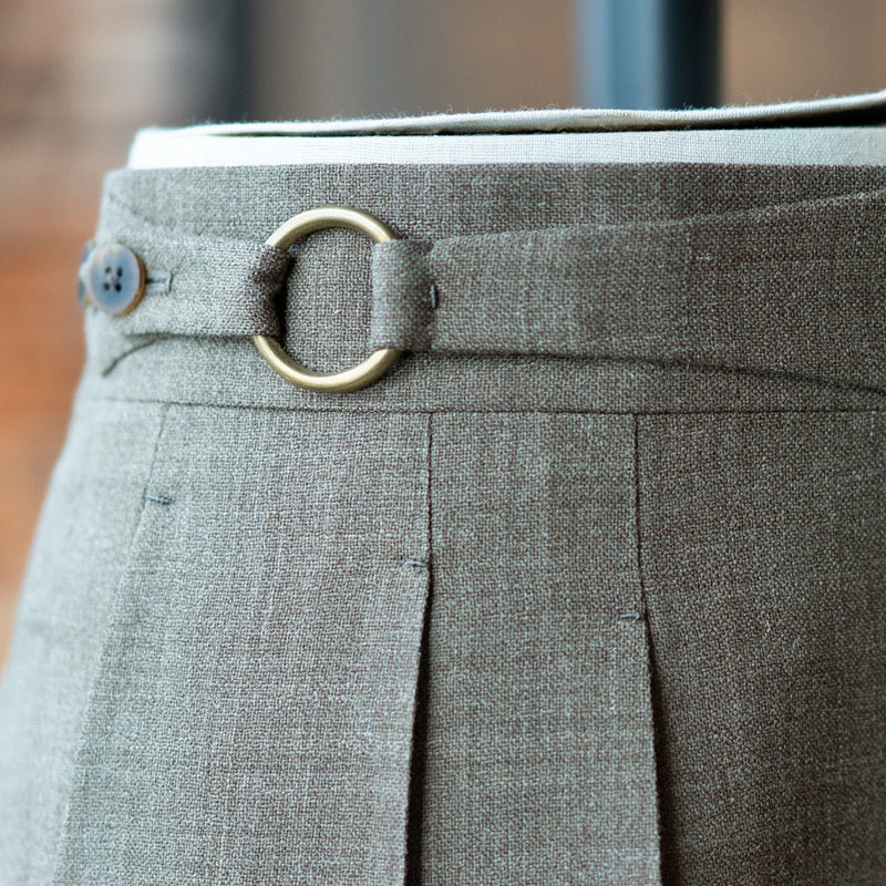 IGT BIELMONTE 2PLEATED O-RING TROUSERS
