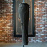 IGT DARK BROWN CORDUROY STRAIGHT EASY TROUSERS