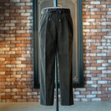 IGT DARK BROWN CORDUROY STRAIGHT EASY TROUSERS