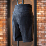 O-RING ULTRASUEDE 2PLEATED SHORTS