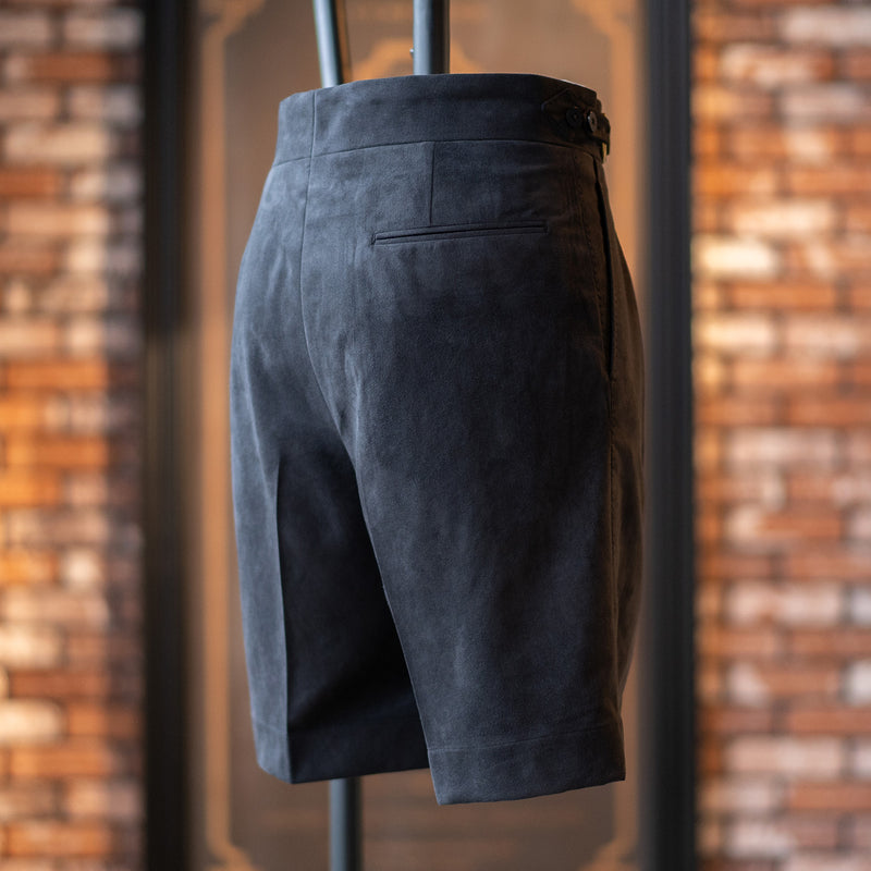 O-RING ULTRASUEDE 2PLEATED SHORTS