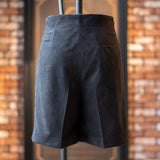 O-RING ULTRASUEDE 2PLEATED SHORTS