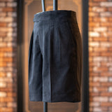 O-RING ULTRASUEDE 2PLEATED SHORTS